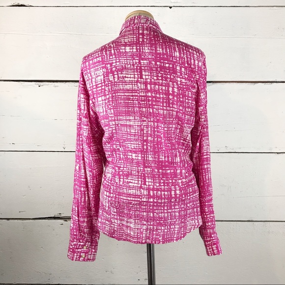 Ann Taylor long sleeve silk top - Picture 4 of 6